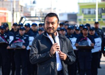Con aumento salarial, uniformes y reconocimientos, Roberto Solís refuerza la dignificación Policial en Huejotzingo