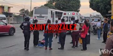 Atropellan a un hombre en Chachapa, Amozoc.
