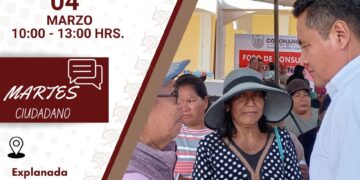 Invita Armando Aguirre a la jornada de Martes Ciudadano