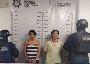 Elementos de la Dirección de Seguridad Pública detuvieron a dos personas por presuntos delitos contra la salud