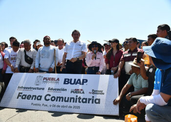 BUAP y gobierno estatal realizan faena comunitaria en CU2 para recuperar espacios y fortalecer el sentido de comunidad