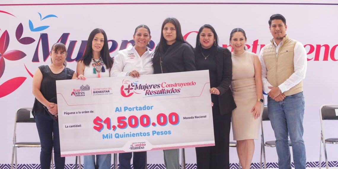 Impulsa Lupita Cuautle autonomía económica de mujeres en San Andrés Cholula