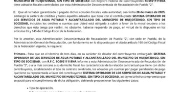 Roberto Solís denuncia quebranto financiero de más de 75 millones en Huejotzingo por gestiones pasadas