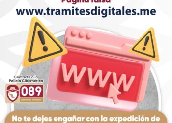 Alerta SSP sobre páginas apócrifas para la expedición de actas de nacimiento