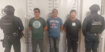 Detienen a tres sujetos armados en Cuautlancingo