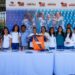 Tonantzin Fernández impulsa el deporte con firma de autógrafos del Puebla Femenil