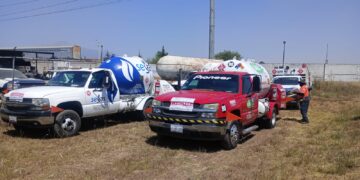 Protección Civil de Cuautlancingo retira vehículos de gas sin medidas de seguridad