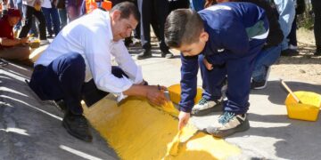 Faena comunitaria en Puebla fortalece ciudadanía y recupera espacios