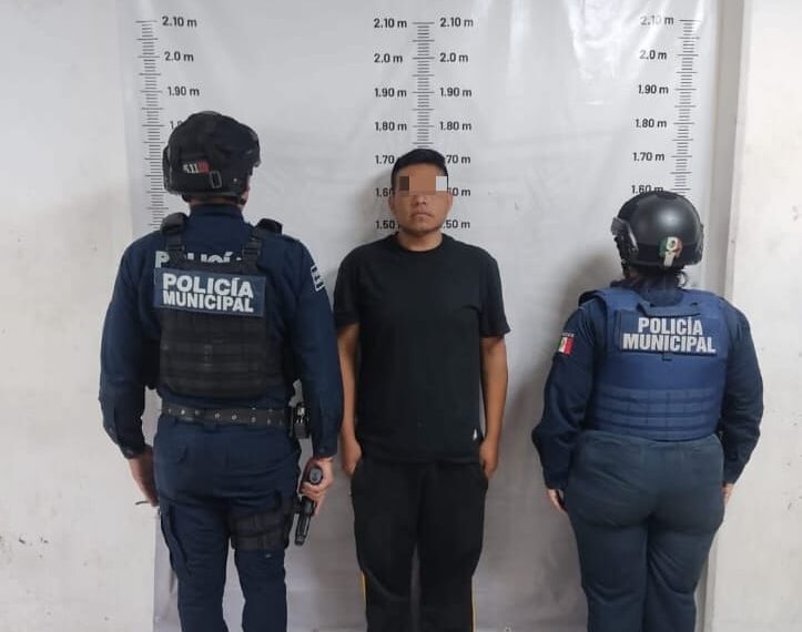 Detienen en Cuautlancingo a hombre por presunta violencia familiar