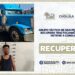 Tractocamión robado recuperado en San Pedro Cholula; detienen al conductor