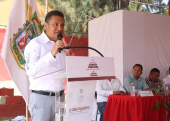 Modernización del alumbrado publico en Coronango