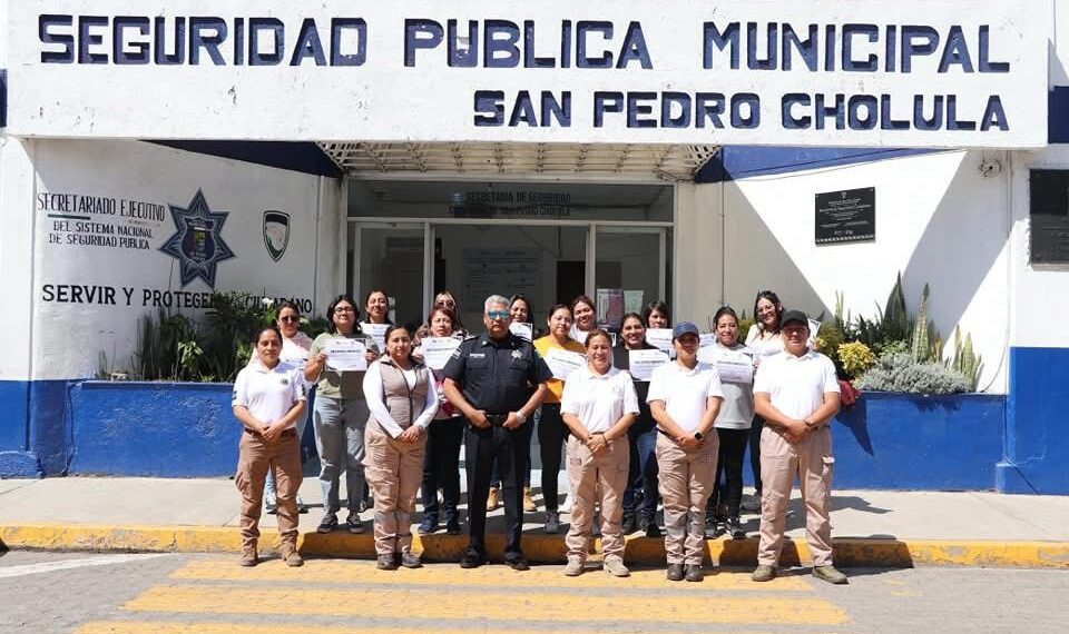 Limpian la Dirección de Transito en Cholula