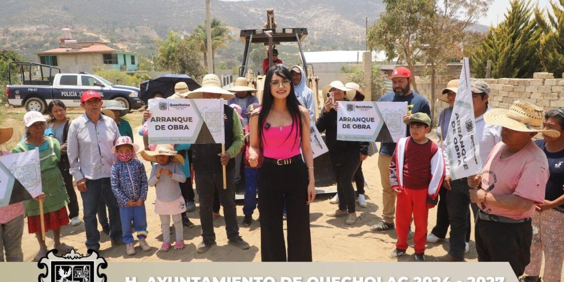 Arranca adoquinamiento en Santa Catarina Villanueva, Quecholac