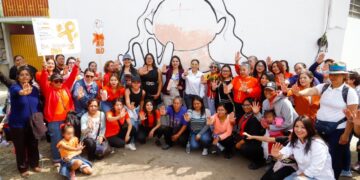 San Pedro Cholula impulsa acciones por el Día Naranja con inauguración de murales conmemorativos