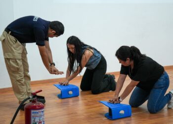 Capacitan a más de 100 funcionarios en Huejotzingo para atender emergencias
