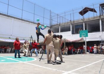 Celebran Día del Niño en el CERESO de San Pedro Cholula