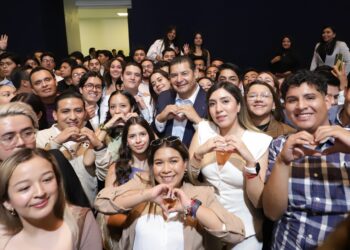 Juventudes poblanas, protagonistas de la transformación del estado: Alejandro Armenta