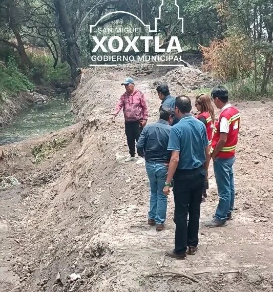 Supervisan avances en canal Tlapalac para coordinar acciones de rescate hídrico
