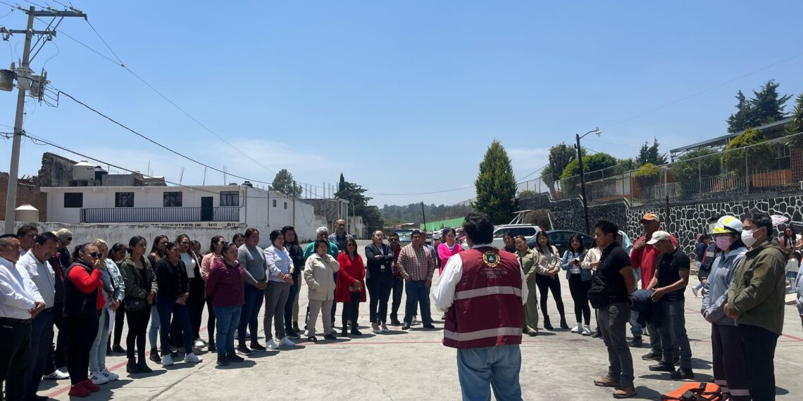 Tlahuapan participa en el Simulacro Nacional 2025
