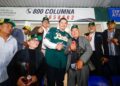Alejandro Armenta asiste al Estadio Hermanos Serdán para apoyar a los Pericos de Puebla