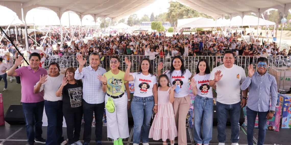 Más de 14 mil niñas y niños celebran su día en San Andrés Cholula
