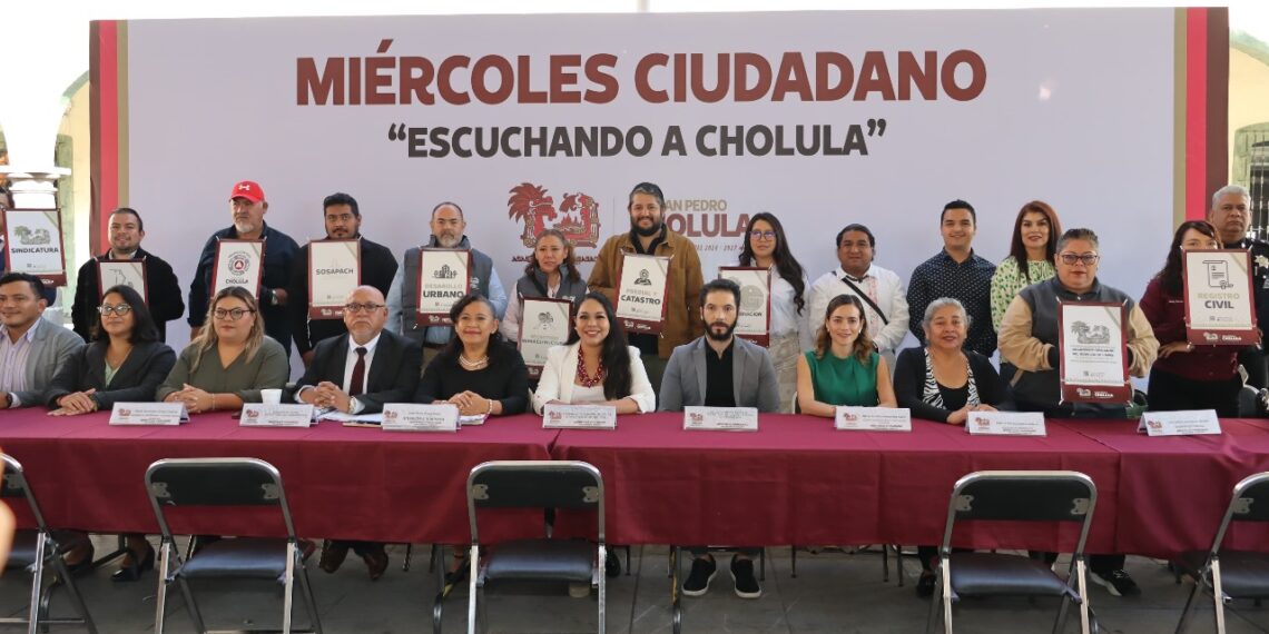 Gobierno de San Pedro Cholula atiende a ciudadanía en 7ª edición de “Miércoles Ciudadano”