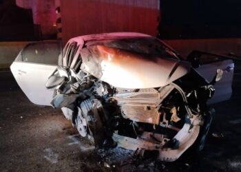 Fallece presunto elemento de la Guardia Nacional en accidente sobre la autopista México-Puebla