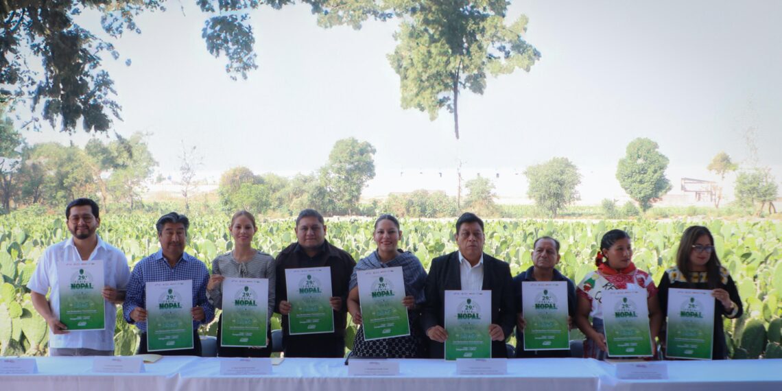 Presentan la 29ª Feria del Nopal en Tlaxcalancingo