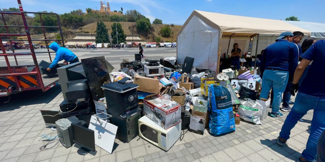 Más de 2 toneladas de residuos reciclables recolectados en EcoCholula
