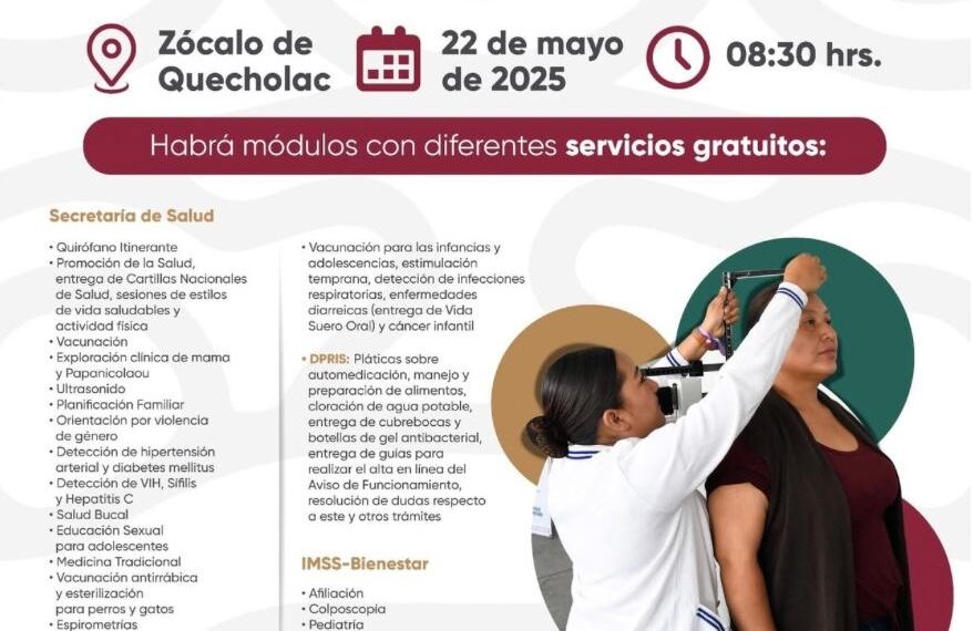 Jornada de Atención Ciudadana en Salud en Quecholac
