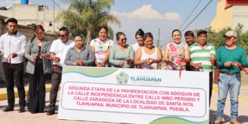 Rosy Díaz inaugura segunda etapa de pavimentación en la calle Independencia