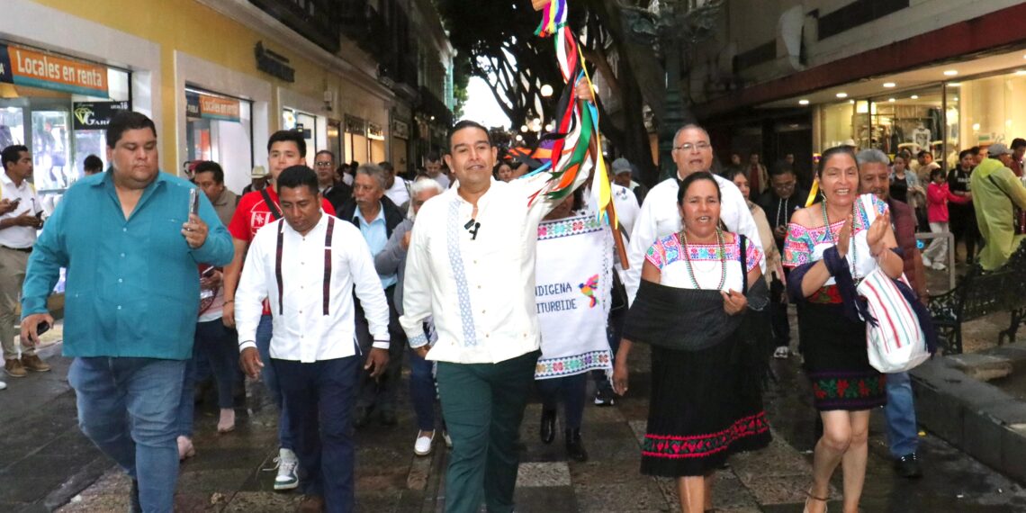 Antonio Sorela cierra campaña con caminata simbólica y llamado a la justicia para los pueblos originarios