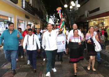 Antonio Sorela cierra campaña con caminata simbólica y llamado a la justicia para los pueblos originarios