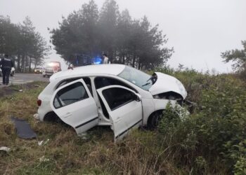Imprudencia al volante cobra la vida de una mujer y deja cinco lesionados en accidente entre Teziutlán y Chignautla