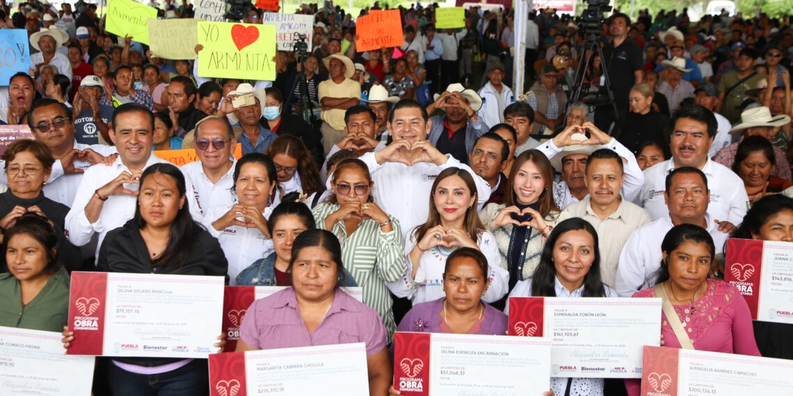 Con obra comunitaria, Gobierno de Puebla fortalece economía familiar y soberanía alimentaria
