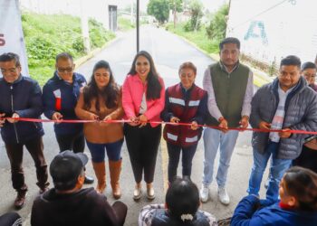 Tonantzin Fernández impulsa conectividad con nueva obra en Tepalcatepec