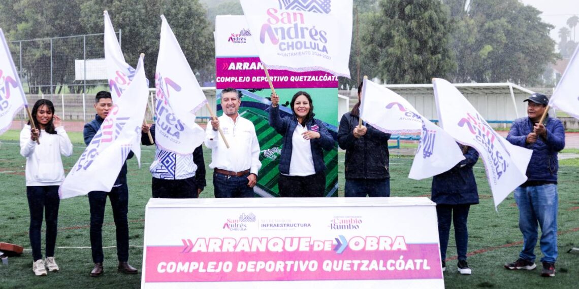 Comienza Lupita Cuautle la rehabilitación del Complejo Deportivo Quetzalcóatl