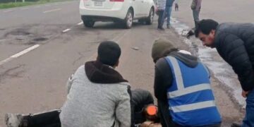 Muere motociclista al chocar contra un vehículo en Zacatlán.