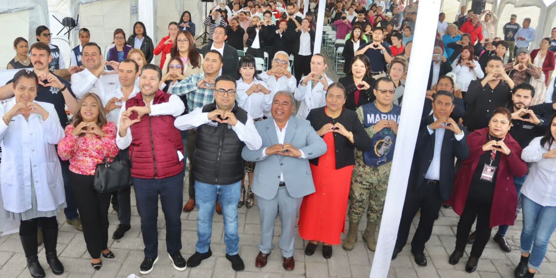 En Amozoc arrancan las Jornadas de Atención Médica de Primer Contacto, en el marco de las Ferias de La Paz