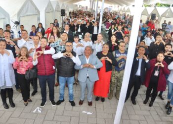 En Amozoc arrancan las Jornadas de Atención Médica de Primer Contacto, en el marco de las Ferias de La Paz