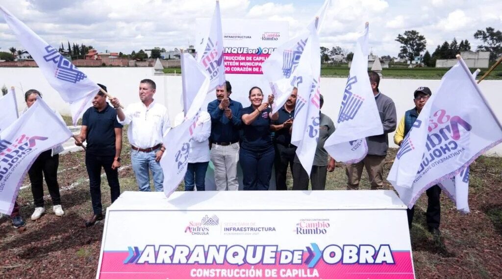 Inicia Lupita Cuautle obra en el panteón municipal de Santa María Tonantzintla