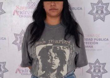 Detienen a mujer por presunto robo a comercio en San Andrés Cholula