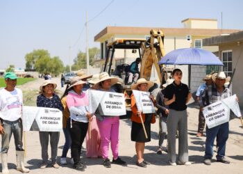 Inicia la obra de adoquinamiento en San José Tuzuapan en Quecholac