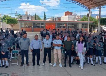 Quecholac refuerza la prevención de violencia y adicciones en escuelas de Palmarito Tochapan