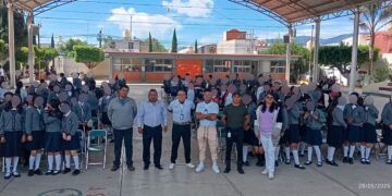 Quecholac refuerza la prevención de violencia y adicciones en escuelas de Palmarito Tochapan