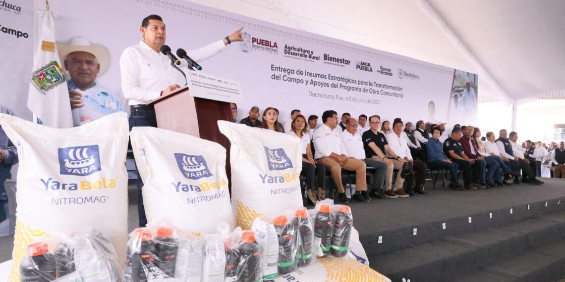 Alejandro Armenta impulsa desarrollo rural en Tlachichuca con inversión de 18 millones de pesos