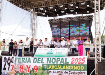 Lupita Cuautle inaugura la 29ª Feria del Nopal en San Andrés Cholula