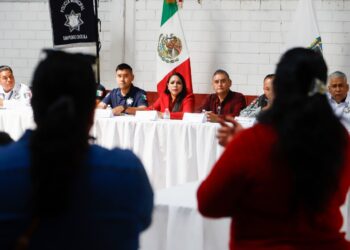 San Pedro Cholula refuerza seguridad con mesas de trabajo comunitarias
