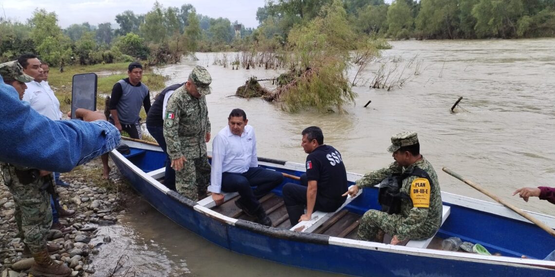 Atiende gobierno poblano emergencia en La Máquina y en La Ceiba por la seguridad de las familias