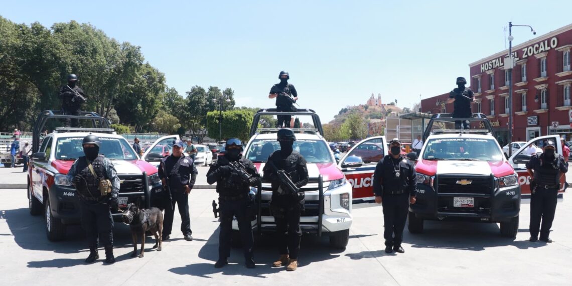 San Pedro Cholula fortalece su seguridad y se consolida como un Pueblo Mágico más seguro